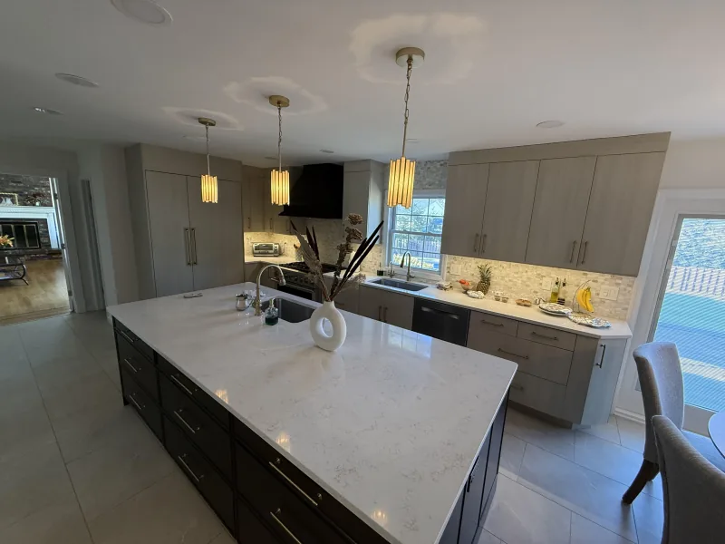 Countertops — quartz, marble and granite